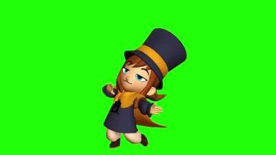 Hat Kid Smug Dance Green Screen Memes Download