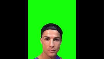 Cristiano Ronaldo Showing Around Green Screen Memes Download