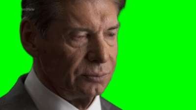 Vince McMahon Gets Emotional Green Screen Meme Template Download