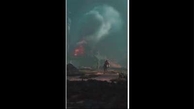 Colourful Knight Soldier Watching his Shivering Hands Sad Video Memes Download