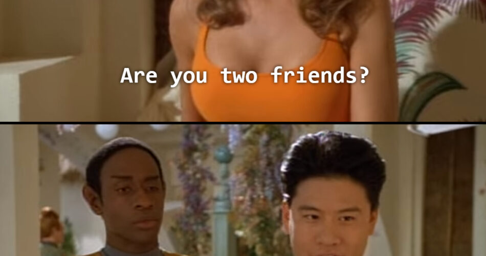 Are You Two Friends Meme Template