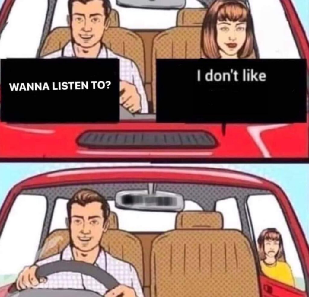 Couple In Car Meme Template