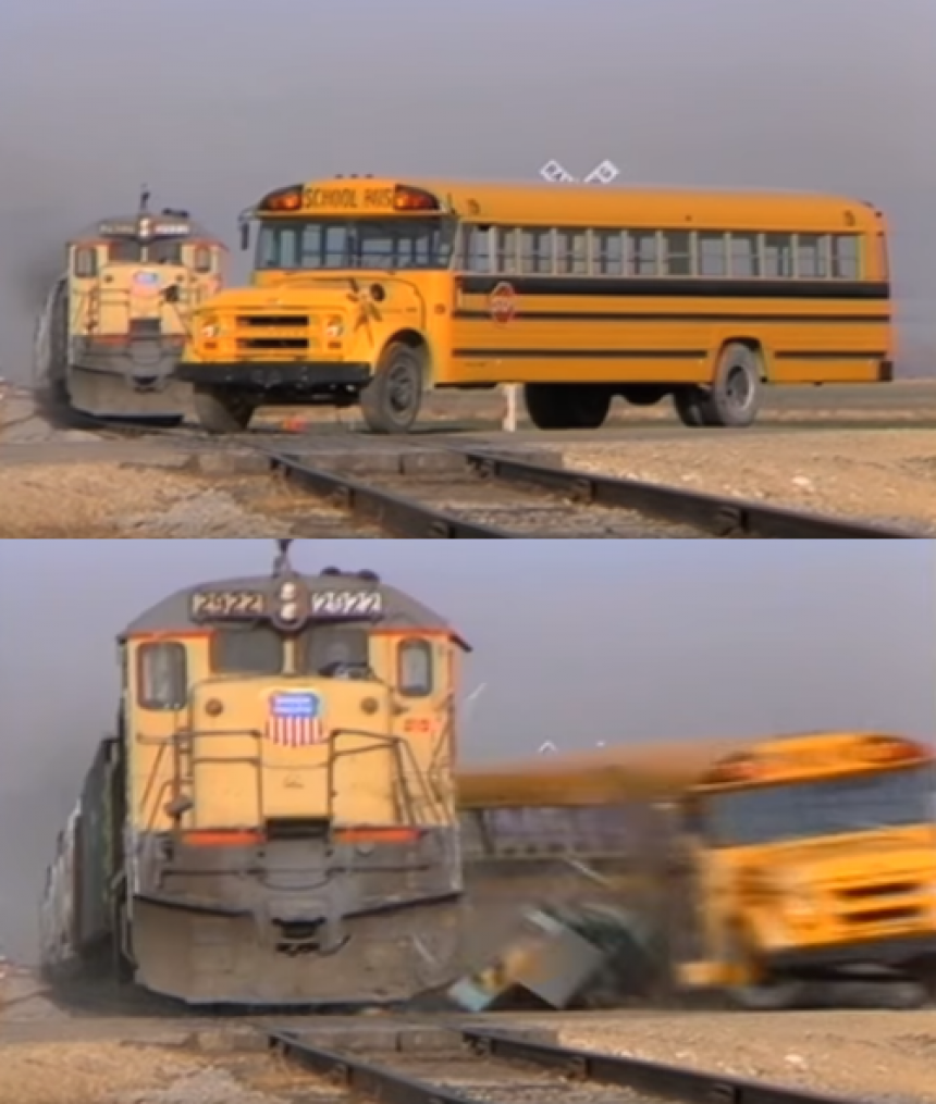 Bus train meme