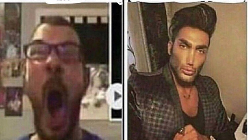 GİGACHAD MEME TEMPLATE / AVERAGE FAN VS AVERAGE ENJOYER (FULL HD) - نماشا