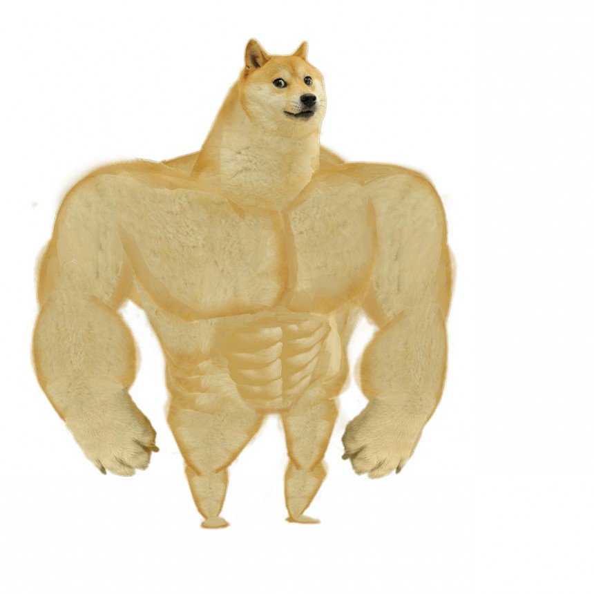 Swole Doge Meme Template