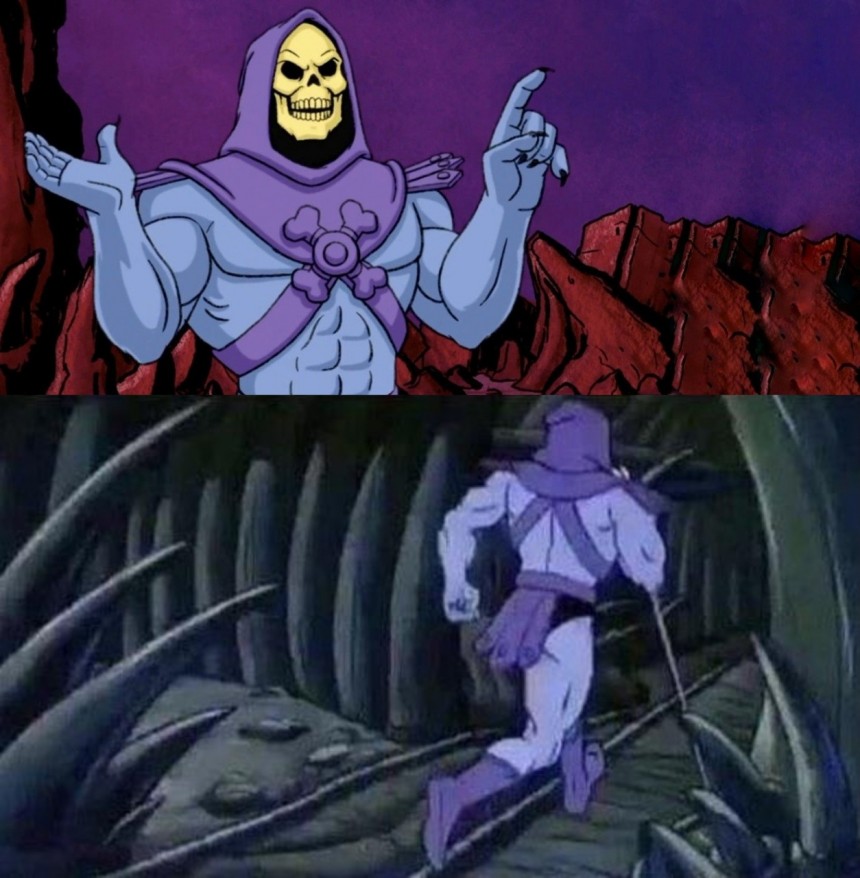 Skeletor Blank Meme Template