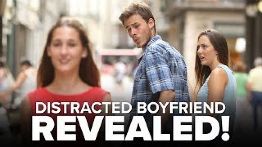 Distracted Boyfriend Meme Template