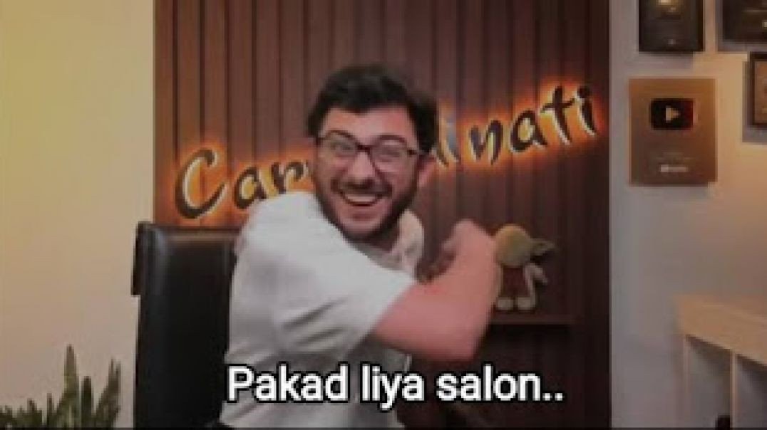 ⁣Pakad Liya Salo Carryminati Meme Video Template Download