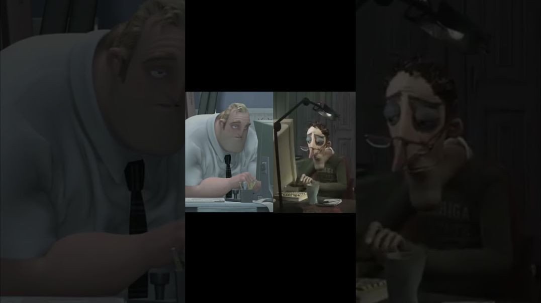 ⁣Mr. Incredible And Coraline s Dad Typing Meme Video Template  Download