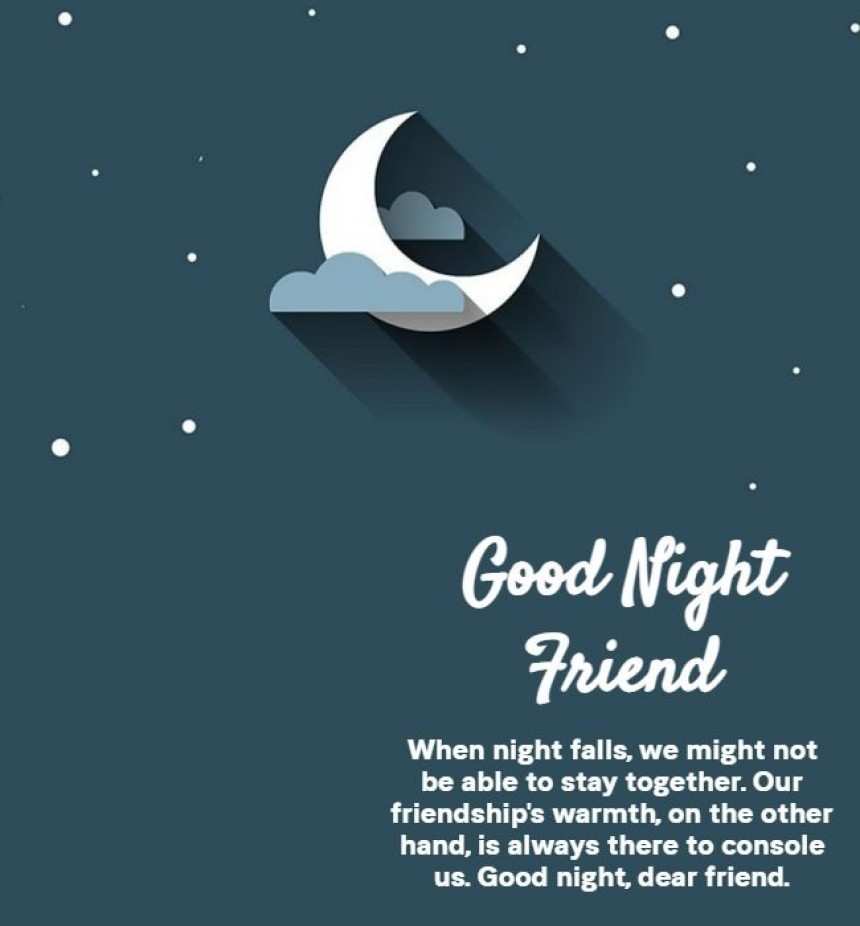 good night facebook friends wallpaper