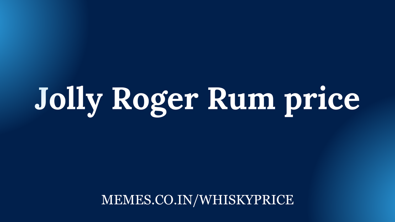 Jolly Roger Rum price