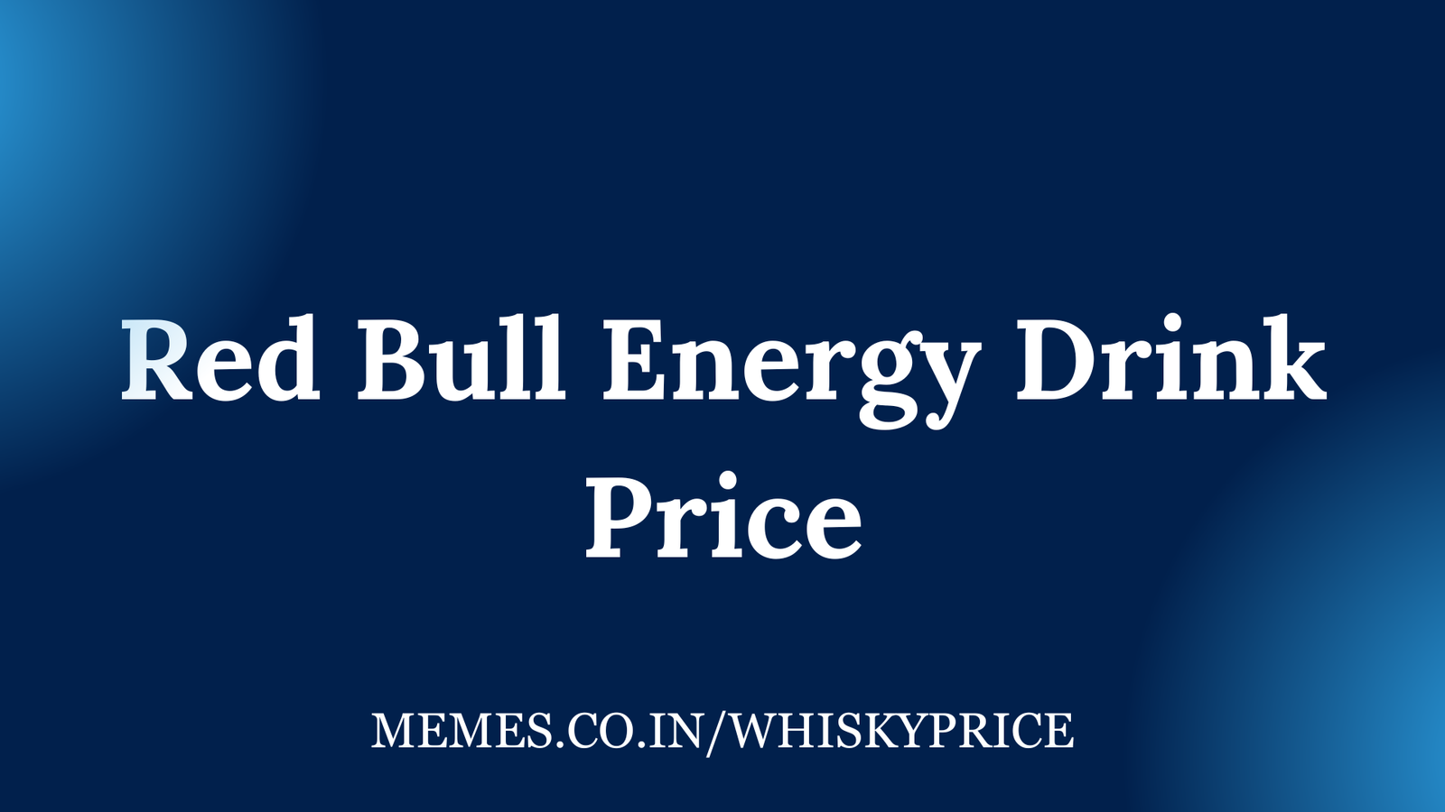 Energy Drink Price In India